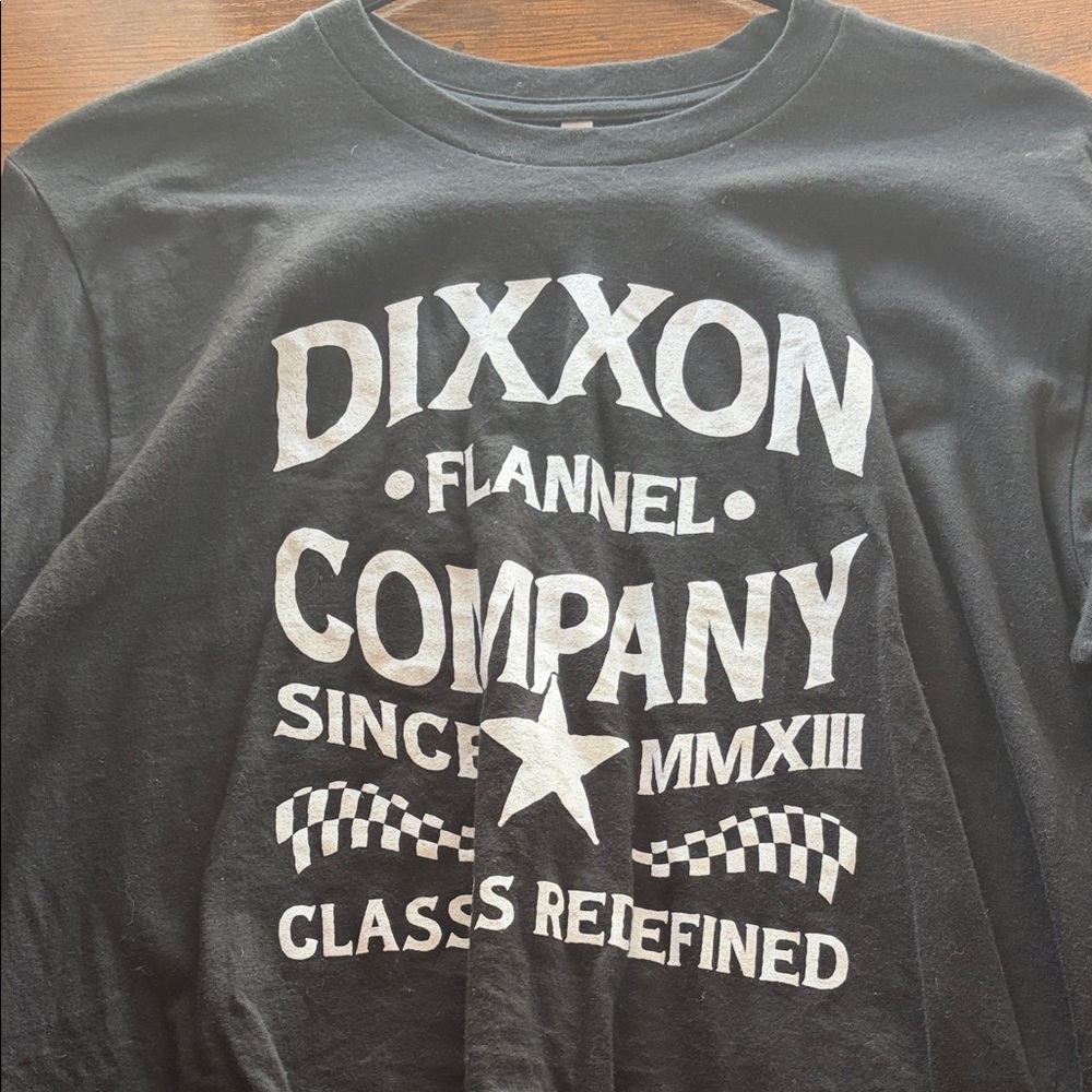 DIXXON Black and White Graphic Tee